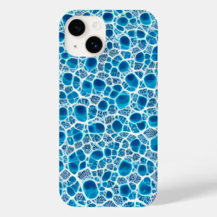 Funda Para iPhone 14 De Case-Mate Fantasía helada azul y blanca Abstracto Mosaico de