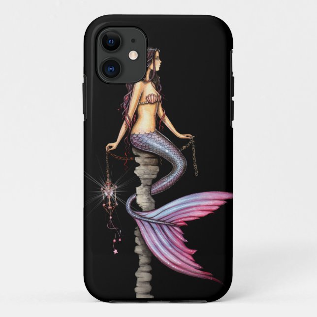 Funda De Case-Mate Para iPhone Fantasía Mermaid Arte Gótico (Reverso)