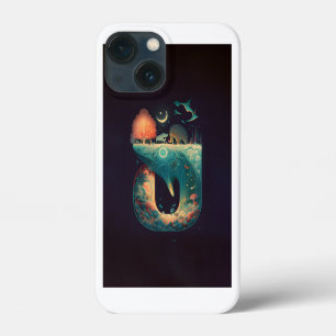 Funda Para iPhone 13 Mini Fantasías Abstractas Mundo de Objetos Imposibles