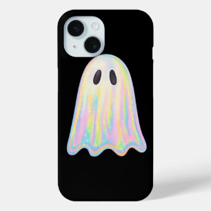 Funda Para iPhone 15 Fantasma de Arcoíris Pastel Adorable   Espeluznant