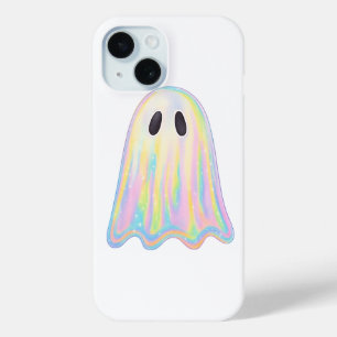 Funda Para iPhone 15 Fantasma de Arcoíris Pastel Adorable   Espeluznant