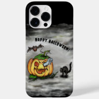 Fantasma, Gato, Bat y Calabaza, ¡Feliz Halloween!