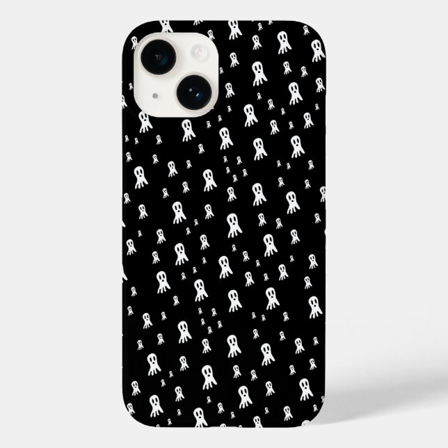 Funda De Case-Mate Para iPhone Fantasmagóricos fantasmas de Halloween  (Reverso )