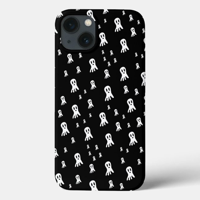 Funda De Case-Mate Para iPhone Fantasmas oscuros de Halloween (Reverso)