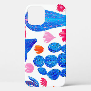 Funda Para iPhone 12 Fantasy Cacti: Patrón Decorativo Sin Marea.