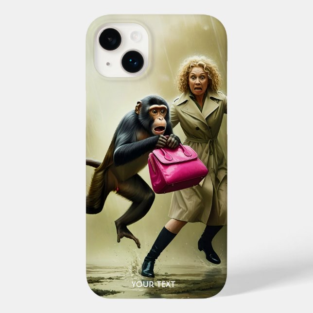 Funda De Case-Mate Para iPhone Fantasy Cute Chica Bag Mono (Reverso )