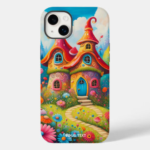 Funda Para iPhone 14 Plus De Case-Mate Fantasy Cute Personalizado Village Flowers