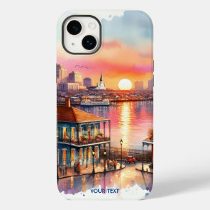Funda Para iPhone 14 Plus De Case-Mate Fantasy Cute Sunset New Orleans View