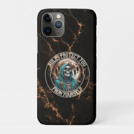 Funda Para iPhone 11 Pro Fantasy Design marble | Grim Reaper | Motivation