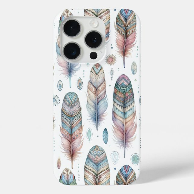 Funda De Case-Mate Para iPhone Fantasy Feather (Reverso )