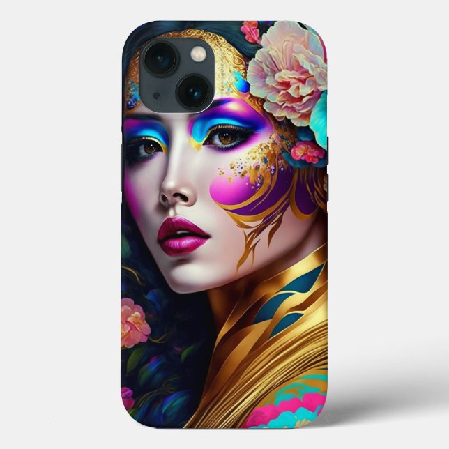 Funda De Case-Mate Para iPhone Fantasy Glam Woman Pop Art (Reverso )