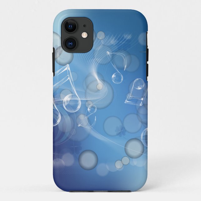 Funda De Case-Mate Para iPhone Fantasy Glass Music Notes (Reverso)
