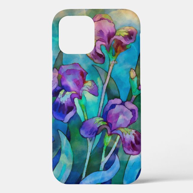 Funda De Case-Mate Para iPhone Fantasy Irises (Reverso )