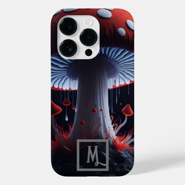 Funda De Case-Mate Para iPhone Fantasy Mushroom (Reverso )