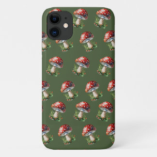 Funda Para iPhone 11 Fantasy Mushrooms