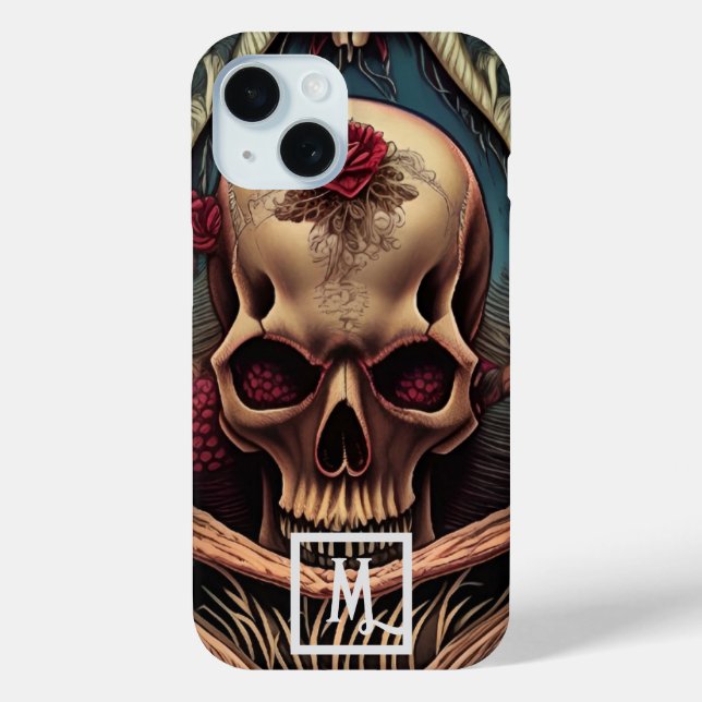 Funda De Case-Mate Para iPhone Fantasy Skull (Reverso )