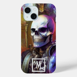 Funda Para iPhone 15 Fantasy Skull