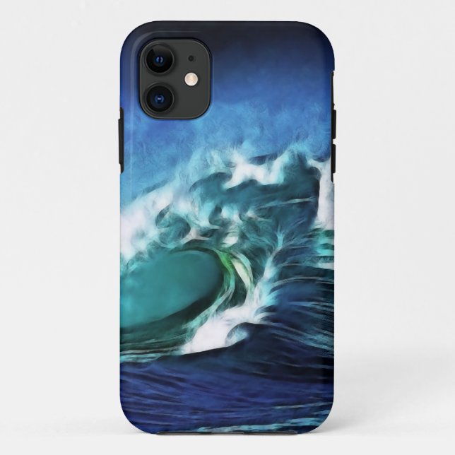 Funda De Case-Mate Para iPhone Fantasy Stormy Seas (Reverso)