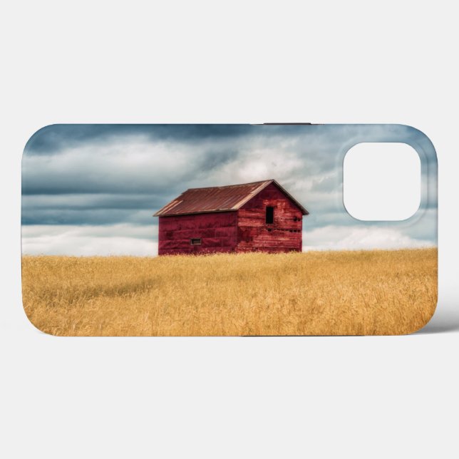 Funda De Case-Mate Para iPhone Farms | Old Red Barn (Reverso (Horizontal))