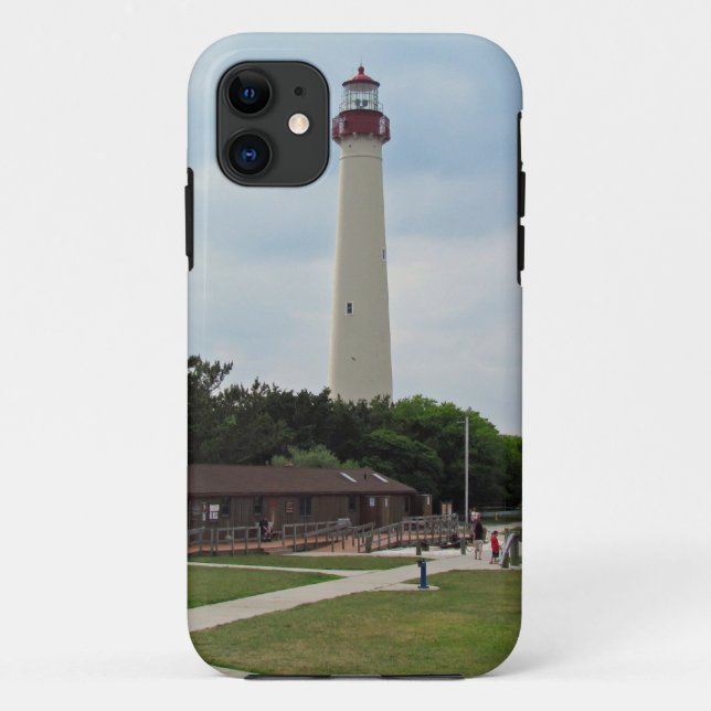 Funda De Case-Mate Para iPhone Faro de Cape May (Reverso)