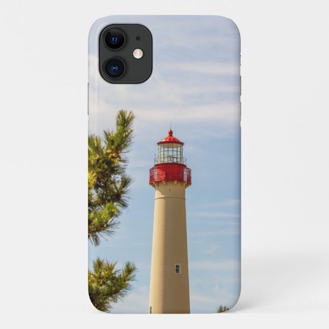 Funda De Case-Mate Para iPhone Faro de Cape May (Reverso)