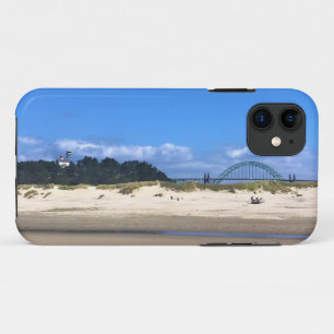 Funda Para iPhone 11 Faro de la Bahía Yaquina, Newport, Oregón