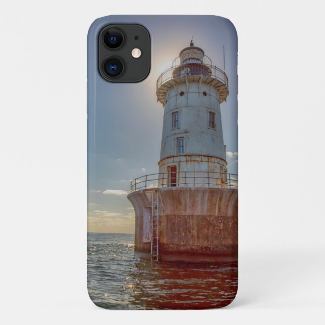 Funda De Case-Mate Para iPhone Faro de la isla Hoopers (Reverso)