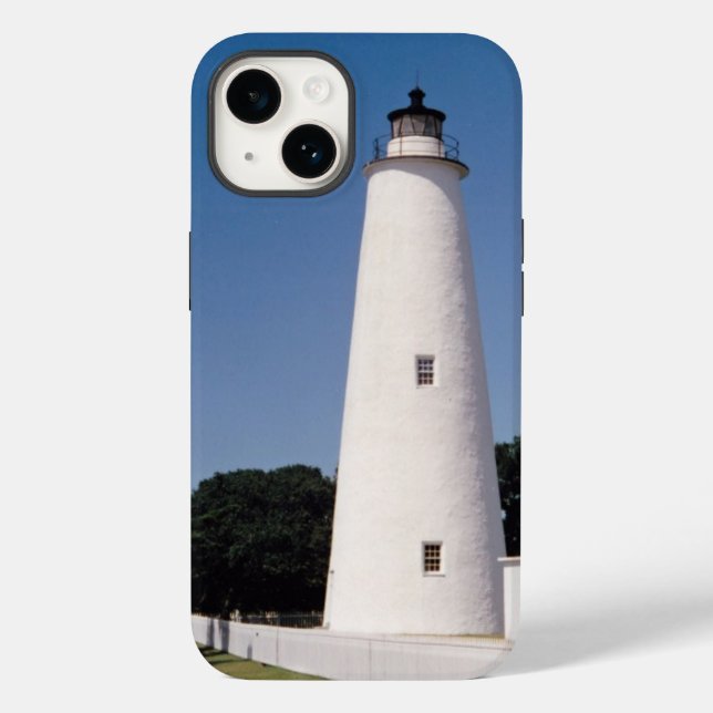 Funda De Case-Mate Para iPhone Faro de Ocracoke (Reverso )