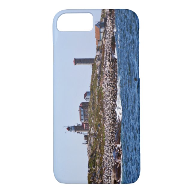 Funda De Case-Mate Para iPhone Faro de Roca Matinicus, Maine (Reverso)