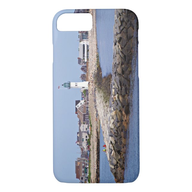 Funda De Case-Mate Para iPhone Faro de Scituate, Massachusetts (Reverso)