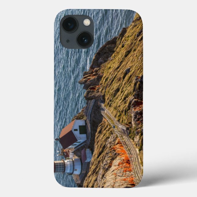 Funda De Case-Mate Para iPhone Faro En La Playa Nacional De Point Reyes (Reverso)