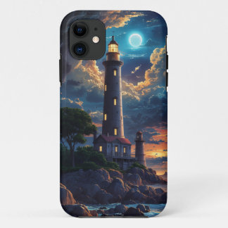 Funda Para iPhone 11 Faro Luna llena