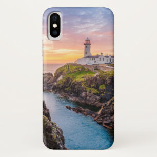 Funda Para iPhone X Faro principal Co. el   Donegal Irlanda de Fanad