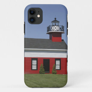 Funda Para iPhone 11 Faro reubicado en la orilla en Douglas cerca