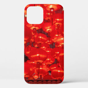 Funda Para iPhone 12 Faros rojos tradicionales decorados para los nuevo