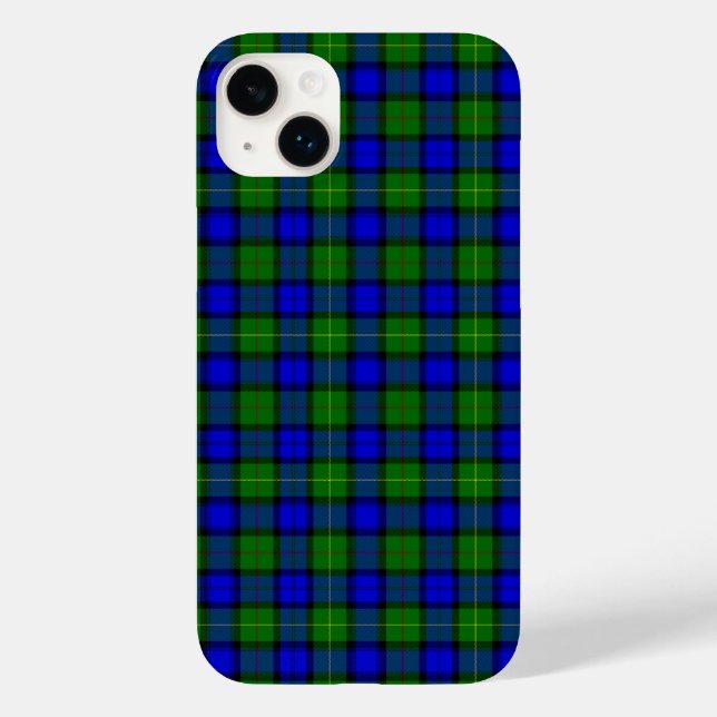 Funda De Case-Mate Para iPhone Farquharson tartan chicha azul (Reverso )