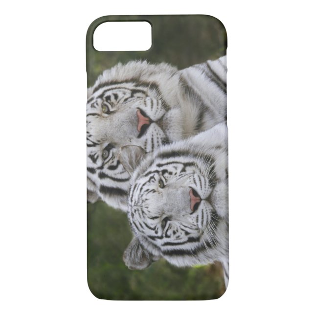 Funda De Case-Mate Para iPhone Fase blanca, Tigre de Bengala, Tigris (Reverso)