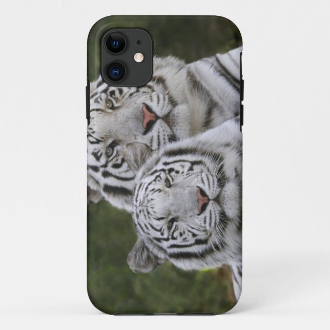 Funda De Case-Mate Para iPhone Fase blanca, Tigre de Bengala, Tigris (Reverso)