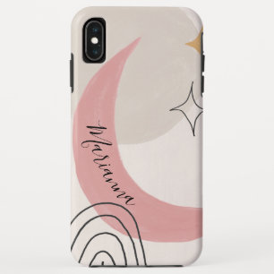 Funda Para iPhone XS Max Fase Lunar Celestial Abstracta