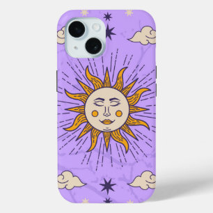 Funda Para iPhone 15 Fases de Astrología: Signo del Sol estilo Celestia