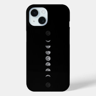 Funda Para iPhone 15 Fases lunares celestiales