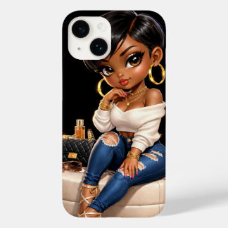 Funda Para iPhone 14 De Case-Mate Fashion Black Girl Phone Case – Luxury Aesthetic