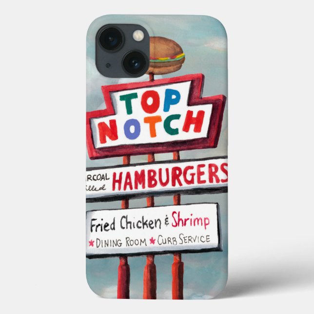 Funda De Case-Mate Para iPhone Fast Food Sign (Reverso)