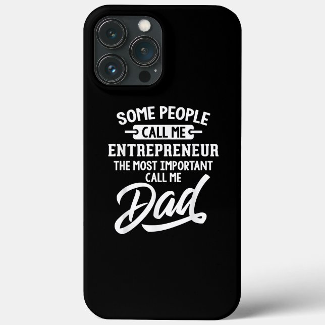 Funda De Case-Mate Para iPhone Fathers Day Design for an Entrepreneur Dad  (Reverso )