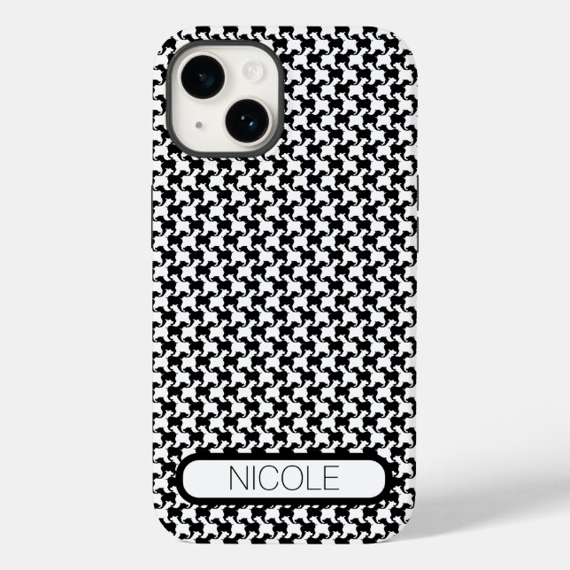 Funda De Case-Mate Para iPhone Faux-pide-poule Dogs PersonalIzed 1 iPC (Reverso )