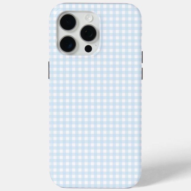 Funda De Case-Mate Para iPhone Faye y Lauren Baby Blue Gingham (Reverso )