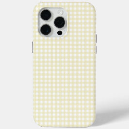Funda Para iPhone 15 Pro Max Faye y Lauren Lemon Yellow Gingham