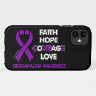 Funda Para iPhone 11 Fe Esperanza Coraje El Amor... Fibro