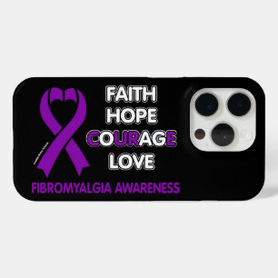 Funda Para iPhone 15 Pro Fe Esperanza Coraje El Amor... Fibro