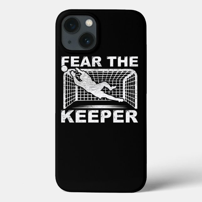 Funda De Case-Mate Para iPhone Fear The Keeper Goalkeeper Goalie Soccer Gift (Reverso)